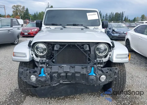 2023 Jeep Wrangler 4Xe Sahara 4X4 из США, поврежденный, VIN 1C4JJXP65PW696141